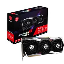 MSI Radeon RX 6950 XT GAMING X TRIO 16G 게임용 그래픽 카드 - AMD RX 6950 XT GPU 2244/2454MHz 16000MB DDR6 메모리 메모리 속도 18000MHz 메모리 버스 256비트 -10253, 라데온 RX 6650 XT 게이밍 X 8G