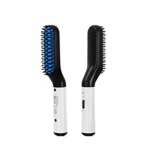 저온 매직기 수분 전문가용 미용실 매직기 판고데기전문 헤어 빗 브러시 수염 스트레이트너 다기능 컬러, 01 White without box_02 EU, [01] White without box