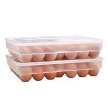 34구 대용량 에그트레이 계란보관함, 2개