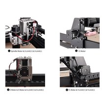 CNC조각기 각인기CNC4540 GRBL 제어 500w 3 축 DIY pcb 밀링 머신 목재 라우터 지원 레이저 조각, 01 CNC4540