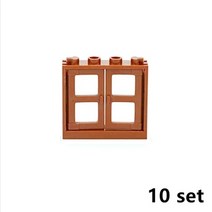 한글타자기 수동 옛날 레트로 빈티지 인테리어 소품 도시 친구의 집 MOC 부품 울타리 계단 사다리 빌딩 블, 02 Brown E
