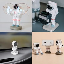 우주비행사 인테리어 거치대 5종 스마트폰거치대 차량용거치대 안경거치대 애플워치거치대 핸드폰거치대, 아스트로 차량용 스마트폰 거치대 2개 1세트_단품