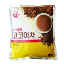 탕비용품 오뚜기코코아1kg/자판기용커피믹스/자판기커피/커피 탕비실, 1000g