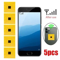 휴대폰신호부스터 신호부스터스티커 신호증폭기 전화 휴대용 안테나 향상 모든 스마트 폰 호환, 01 1pc