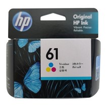 HP No.61 CH562WA 정품잉크 5530 3054 4502 4504 컬러, 1개