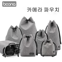 boona 소니 후지 캐논 니콘 필름 파우치 미러리스 카메라 dslr 가방 백, H013  블랙
