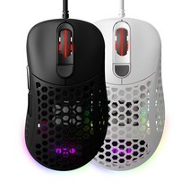제닉스 TITAN G AIR 게이밍 유선마우스, 블랙