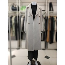 SI 세이브존04 모혼방 더블 벨티드 롱 코트 SFH196020OM