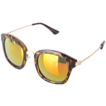 A2740 브라운 레오파드 미러 선글라스