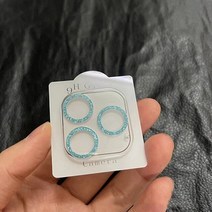 아이폰케이스블링 글리터 다이아몬드 투명 카메라 렌즈 보호 케이스 아이폰 13 12 11 14 프로 맥스 미, 02 파란