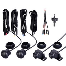 어라운드 뷰 서라운드뷰 측후방감지기 카메라 360도 자동차 360 사이드 3d 다각도 원활한 파노라마 자동차용, 완전한 세트