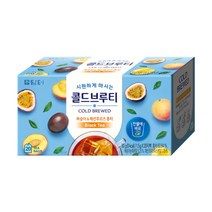 담터 콜드브루티 복숭아 패션후르츠 홍차 20T, 12개