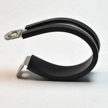 다용도 스텐 고무 장착 파이프 호스 케이블 고정 긁힘 스크래치 기스 방지 새들 섀들 클램프 60mm
