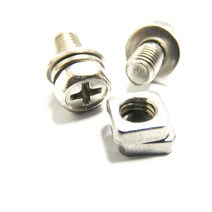 스테인레스 스틸 바이크 오토바이 배터리 터미널 스퀘어 너트 스쿠터 나사 M6 x 16 볼트, 한개옵션0