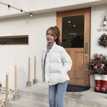 메이블 / 심플 웰론 여자숏패딩 (4color)