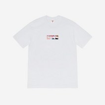슈프림 x 에밀리오 푸치 박스로고 티셔츠 화이트 더스티 핑크 - Supreme x Emilio Pucci Box Logo T-Shirt White Dust Pink - l l