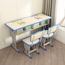 유아2인책상 의자 5살 7세 6세 두돌 테이블 키즈카페, 더블 데스크 + 의자2개 - 그린