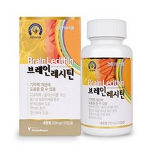 [고센] 브레인 레시틴 난황 레시틴(120캡슐/국산/최신제품)