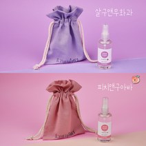 앤더홈즈 1+1 섬유향수 살구앤무화과 과일향 룸스프레이 100ml 드레스퍼퓸, 1set, 살구앤무화과+피치앤구아바