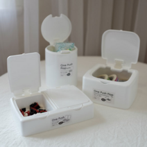 다용도 원터치 소품 케이스 사각 직사각 원형 정리함 수납함 미니 보관함