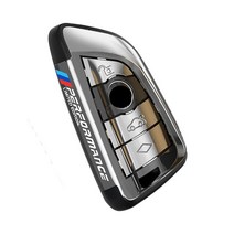 ABS 도금 케이스 M 성능 BMW X1 X3 X5 X6 1 2 5 7 F15 F16 E53 E70 E39 F10 F30 G30 Fob 쉘 Protecor, 03 silver shell