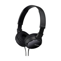 Sony 소니 ZX110 오버이어 다이내믹 스테레오 헤드폰(블랙), No Mic_Standard Packaging