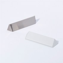 이븐앵글(96mm) 가구 서랍손잡이 아연 니켈사틴/화이트 120x29mm DH-580, 20.이븐앵글(DH-580), 니켈사틴, 미니드라이버세트, 1개