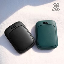 충전식 손난로 휴대용 전자핫팩 KC인증 손난로보조배터리 USB핫팩, (6159)그린
