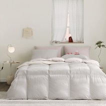 [파르페by알레르망] NEW 메이비 사계절 호텔 알러지케어 시베리아 구스 차렵이불패드세트 (연그레이) SSS