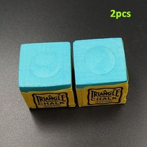 당구초크 프로페셔널 스퀘어 미끄럼 방지 블루 오일 그린 드라이 당구 큐 초크 팁 스누커, 2.green