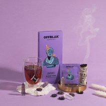 오프블랙 다운타임 민트 루이보스 허브티 12T 루이보스 민트 블루베리 히비스커스 가향차