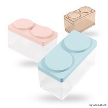셀프인테리어 북유럽스타일 수납정리 블럭박스 2H, 오렌지