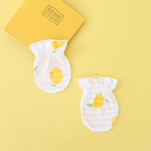 22여름신상 오가닉 손싸개 아이셔 레몬