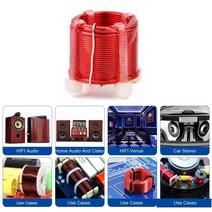 블루투스스피커 1Pcs 에어 코어 인덕터 0.8mm 스피커 크로스 오버 코일 무산소 구리 주파수 분배기 DIY, [04] 0.8mm 0.5MH
