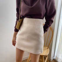 베이시코 / 포근 울 미니스커트