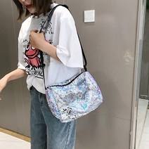 스팽글가방 반짝이 숄더백 크로스백 데일리 캐주얼 지퍼