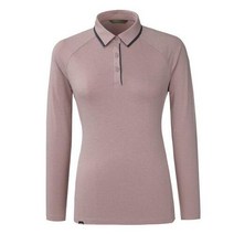 이랜드 [마운티아]마운티아 멜란지 소재 간절기 여성 카라 티셔츠 TSF1B엘피6_NC평택