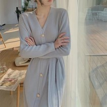 스윙어패럴 여리여리 롱 니트 원피스