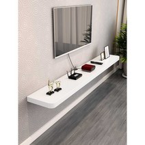 사운드바 브라켓 공유기 거치대 멀티 브라켓 벽걸이, 3. 흰색 80x23x3.2