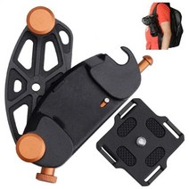 런닝 백팩 런닝백 하이킹 트레킹 경량 배낭 1pc gopro slr 카메라 클램프 금속 카메라 허리 벨트 클립 홀스터 스트랩 걸이 야외 스포츠 실행을위한 허리 클립 40, 주황색