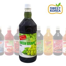 스위트코리아 청포도 1000ml 1개/액상음료 과일음료 원액, 1개
