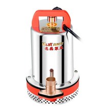양수기 펌프 오수 상수 배수 수중 연못 모터 자동 미니, 12V1 인치 2.5m 베어메탈 플라스틱임펠러