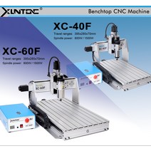 목공펜 선형 가이드가 있는 CNC 더 정밀한 벤치탑 40F 60F 조각 밀링 2023 새 버전, 2.40F 3axis 800W - 220V