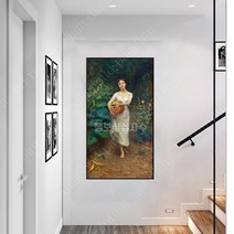명화 보석십자수 파우스토 조나로 호박과 소녀 대형 DIY 구슬 공예 해바라기 비즈