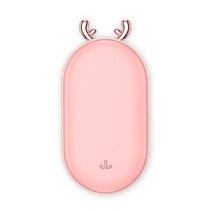 충전식 손난로 USB 충전식 휴대용 보조베터리 전기 핸드 워머 보조배터리 2in 1 재사용 가능 겨울 포켓, 01 A Pink_01 5200mah