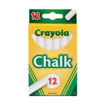 엘턴 크레욜라 칠판용 분필 12개입 흰색, 1개