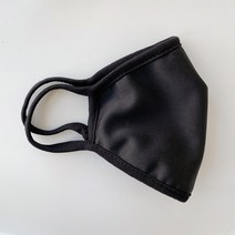 ss물산 국내산 빨아쓰는 미세먼지 황사 면 마스크 블랙, 1개