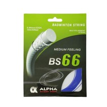 알파 1PC 0.66mm 배드민턴 문자열 BS66 12m 잘 수행 좋은 기계 남자, [08] blue