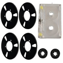 카세트 플레이어 DVD DIY 수제 알루미늄 오픈 릴 테이프 키트 3 윈도우 블랙, Panasonic logo