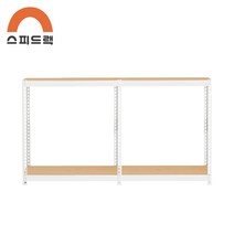 맞춤선반 대형선반 앵글 1600 x 500 x 900 2단, A형 800+800, 블랙